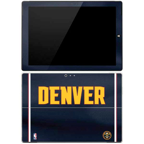NBA Denver Nuggets Jersey Surface Pro 3 Skin